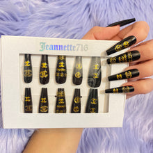 Load image into Gallery viewer, Rich B*tch Stiletto Press On Nails

